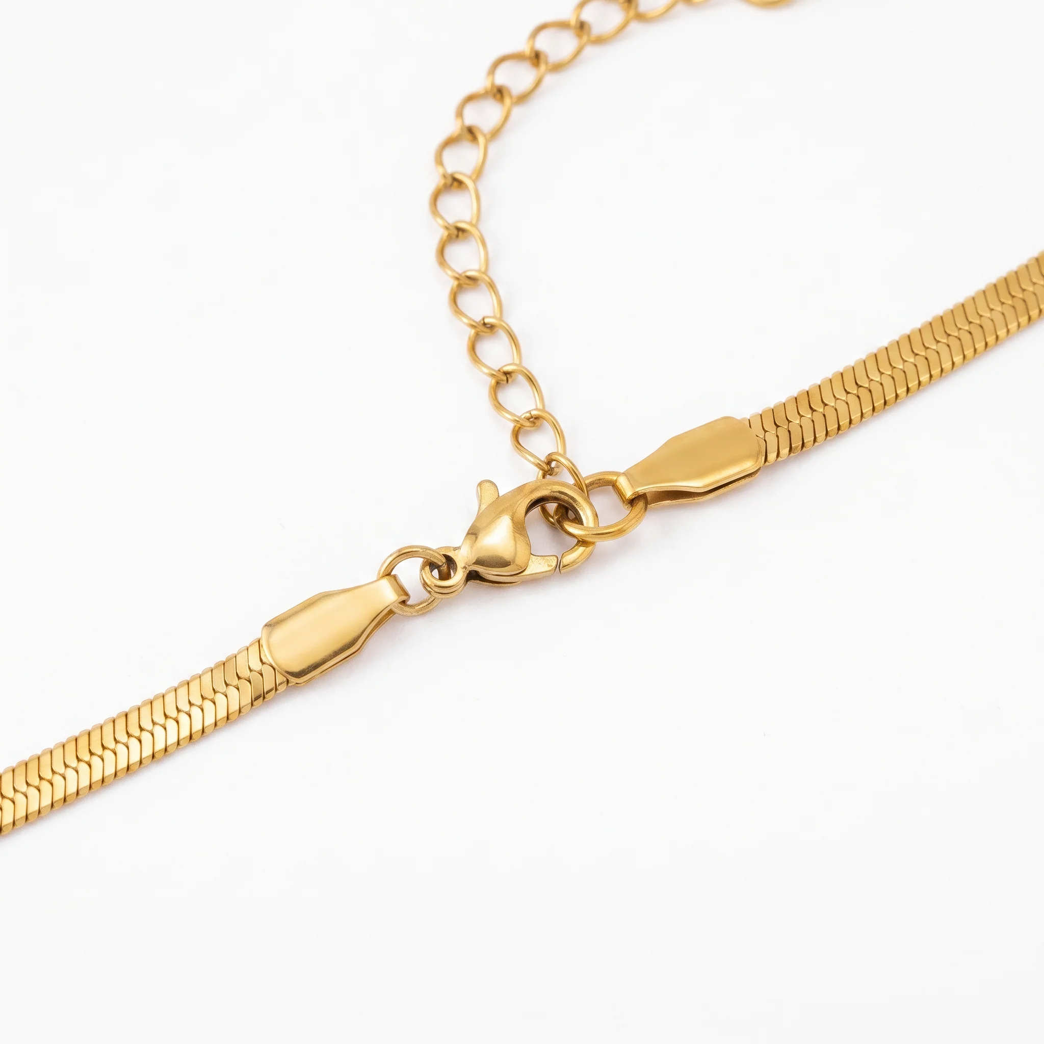 PRAO Necklace Anti-Tarnish Gold Plated Hammered Abstract Pendant - Image 5
