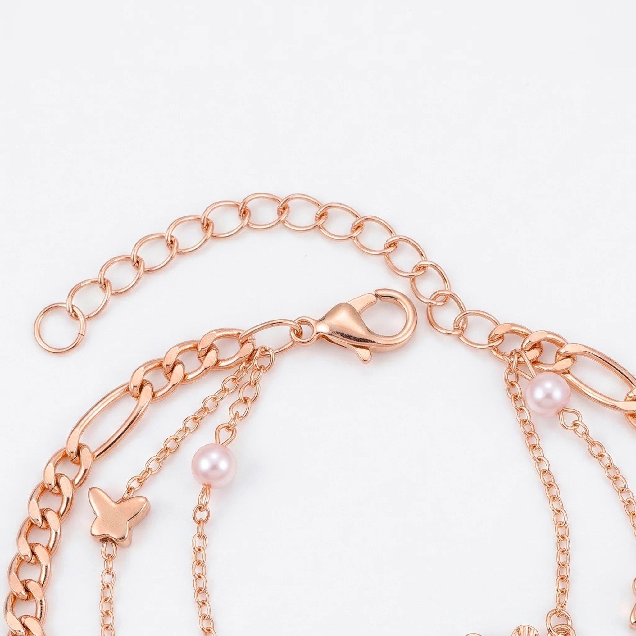 PRAO Bracelet Anti-Tarnish Butterfly Flower Chain (Adjustable Size) - Image 5