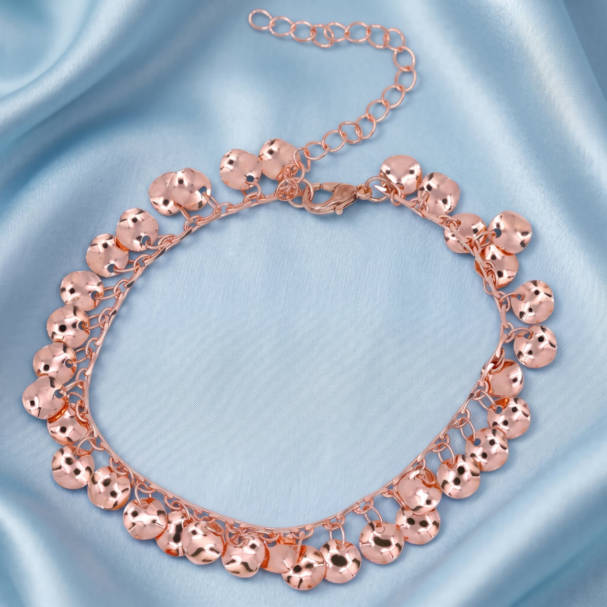 PRAO Bracelet Anti-Tarnish Coin Charm Chain (Adjustable Size) - Image 5