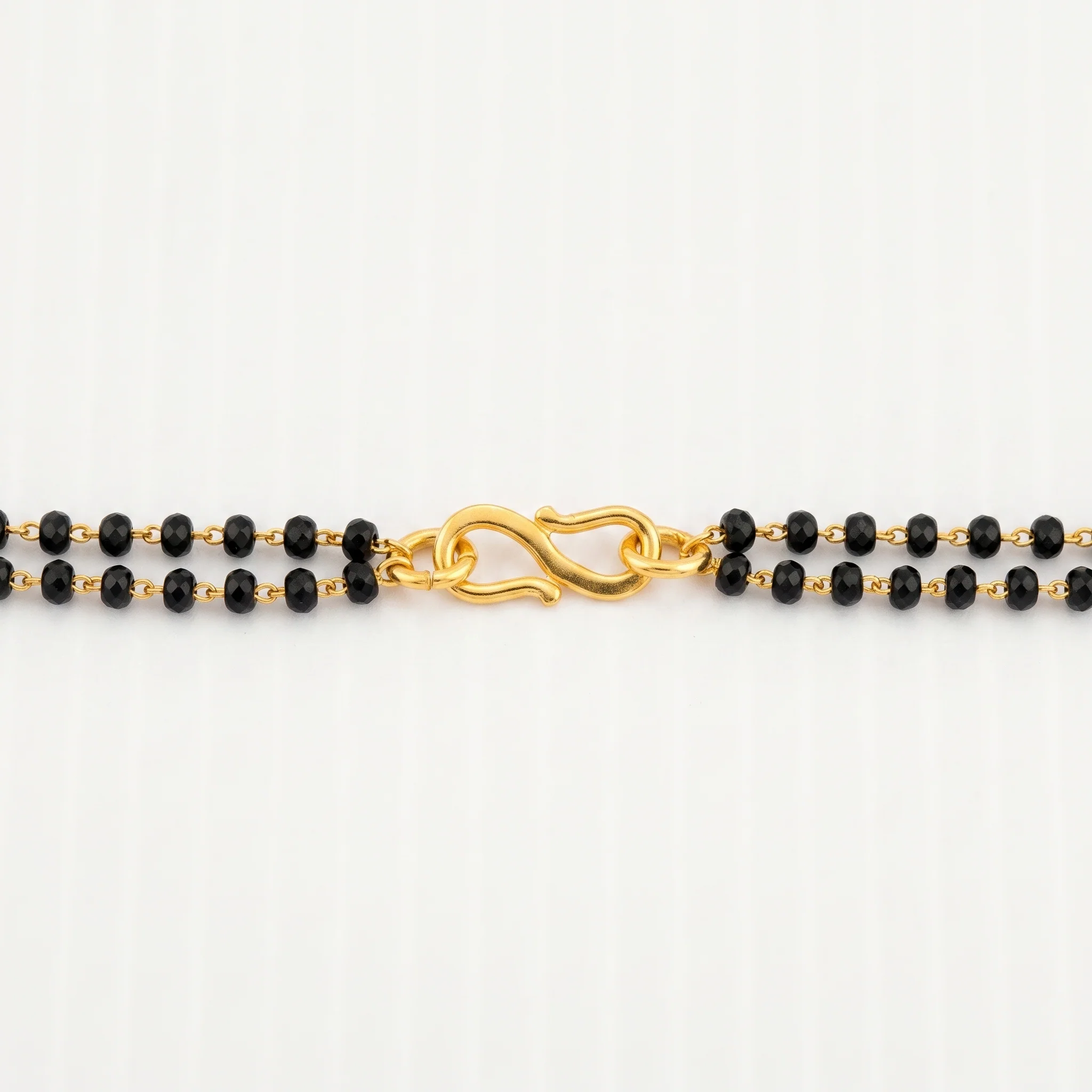 PRAO Necklace Anti-Tarnish Black Bead Filigree Mangalsutra - Image 5