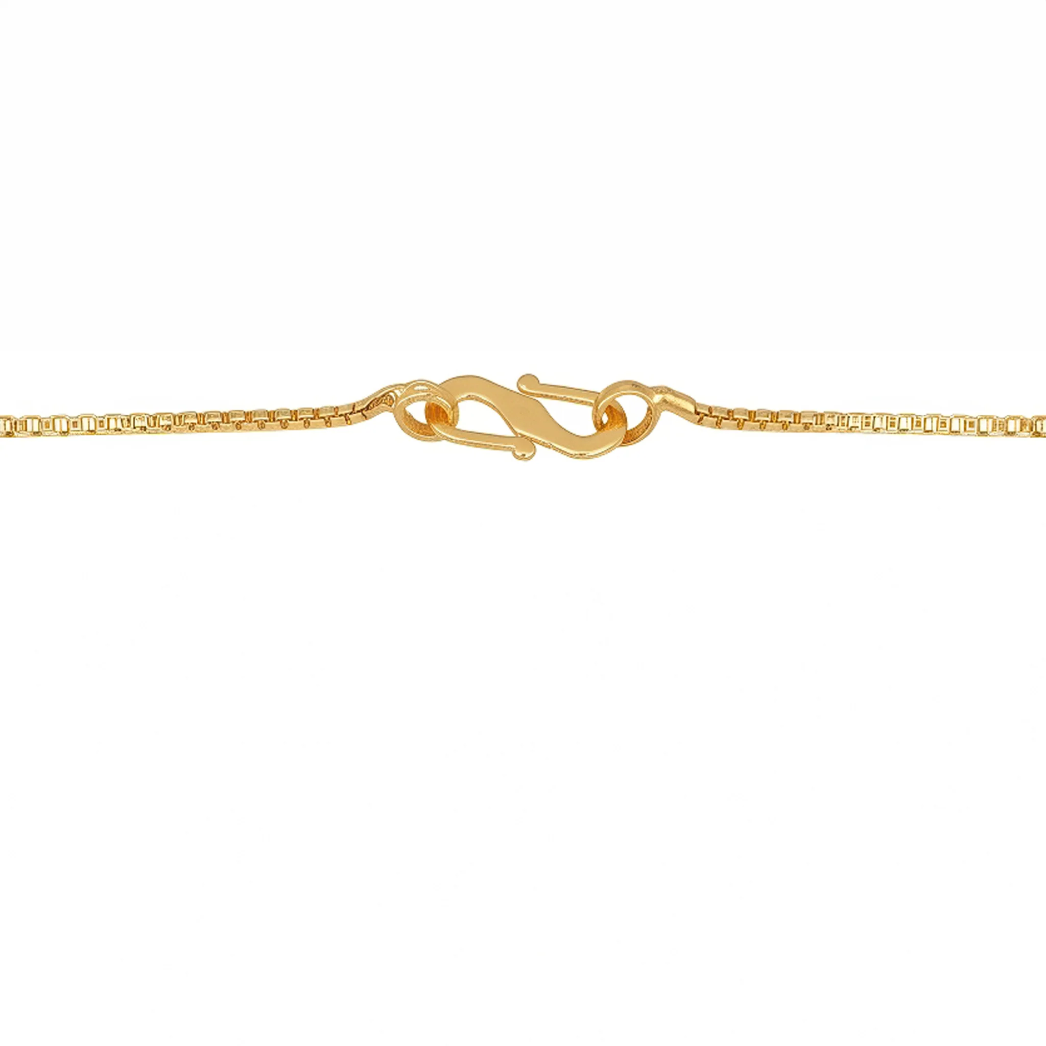 PRAO Necklace Anti-Tarnish Blue Halo Pendant Chain - Image 5