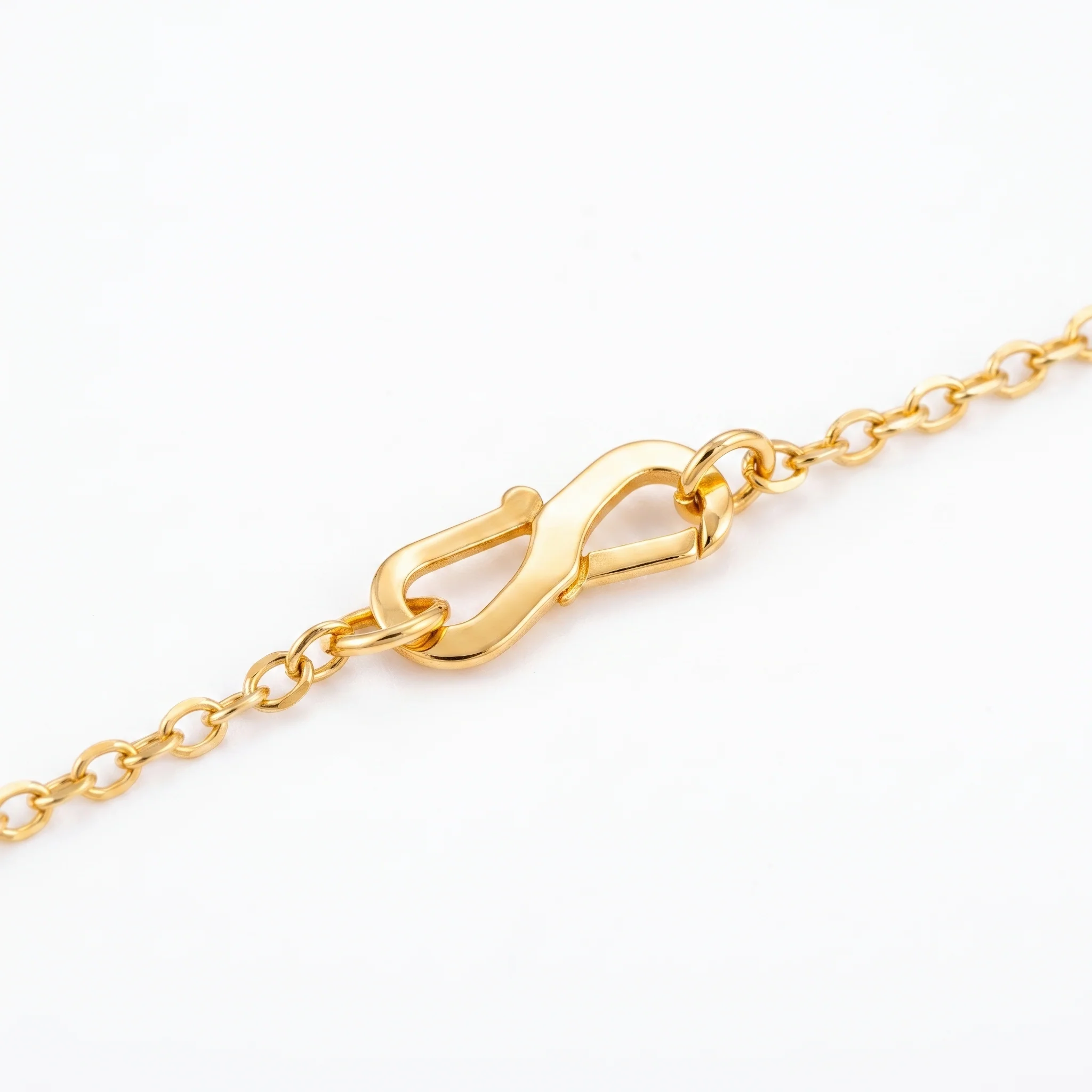 PRAO Necklace Anti-Tarnish Pearl Charm Chain - Image 5