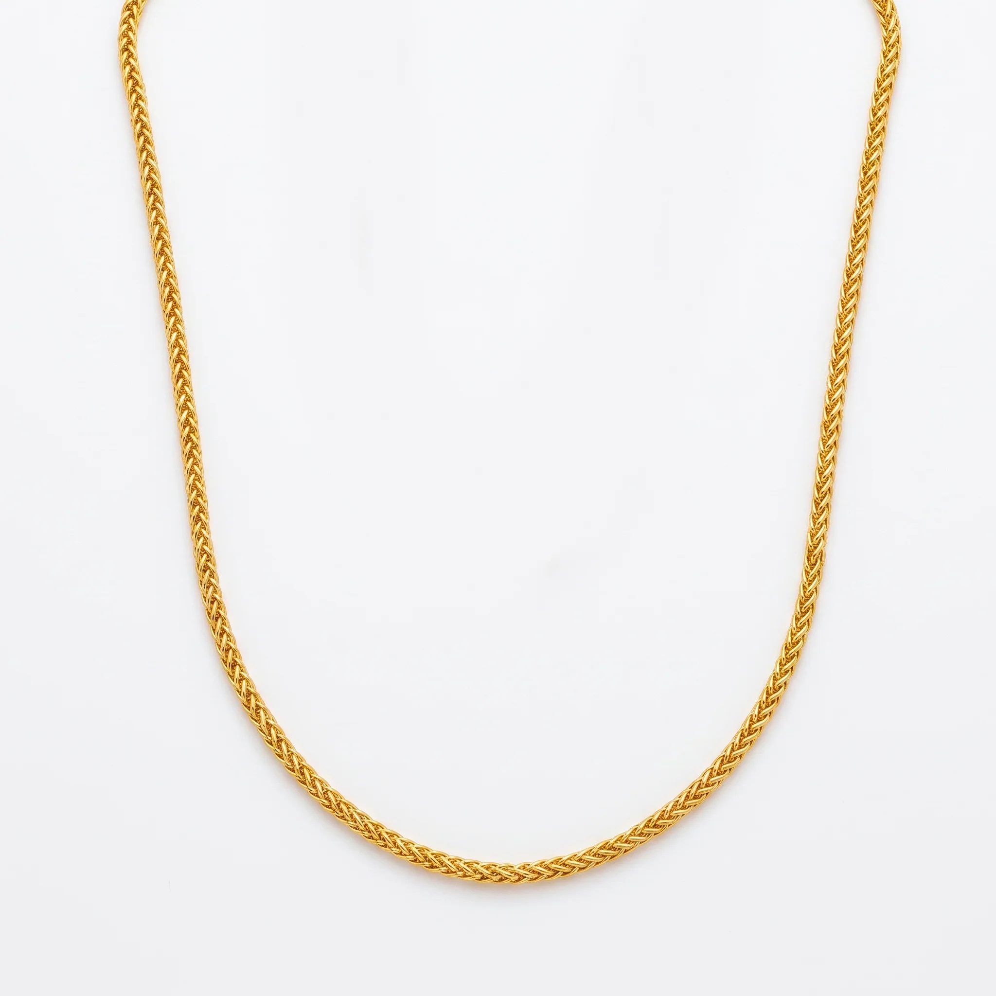 PRAO Necklace Anti-Tarnish Franco Chain - Image 3