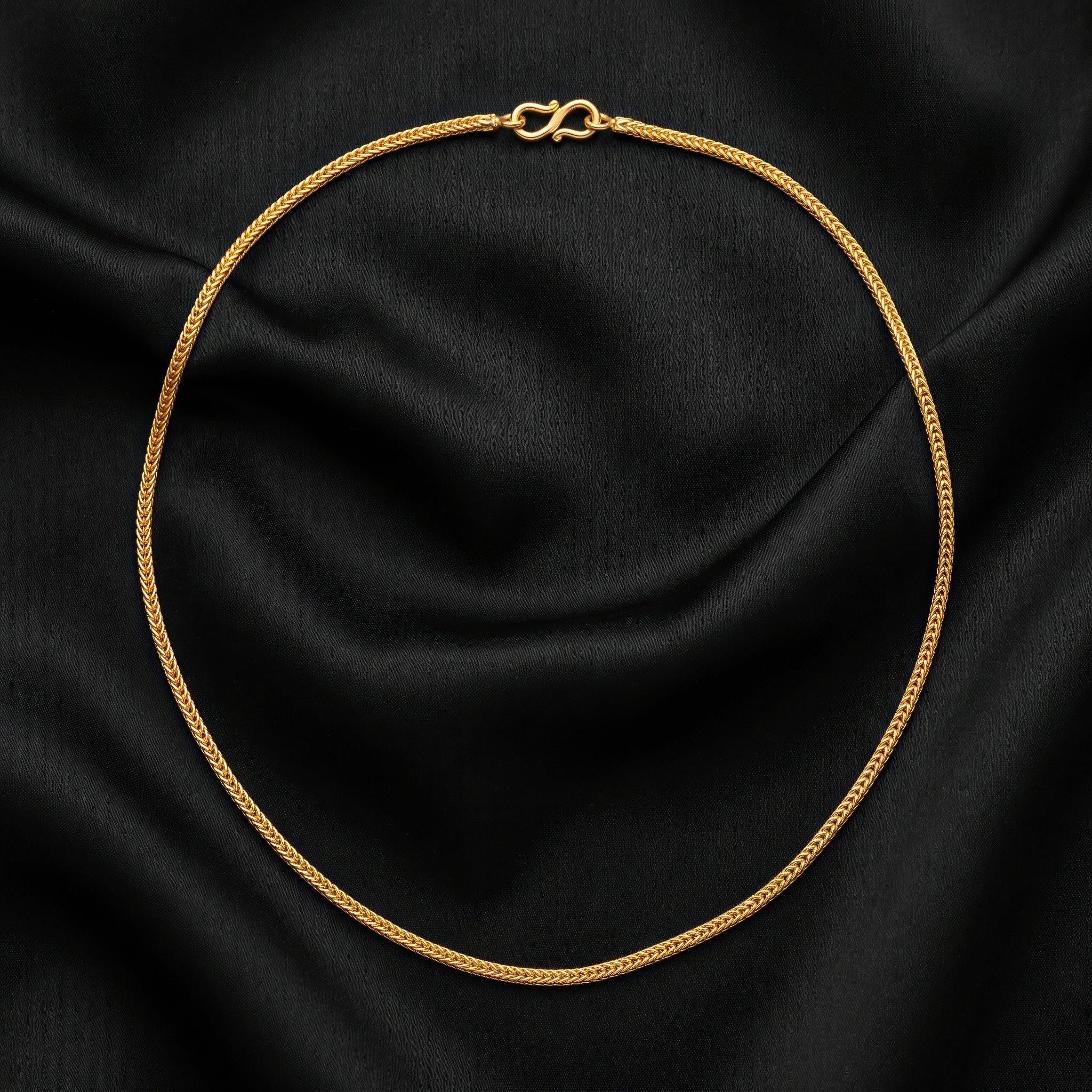 PRAO Necklace Anti-Tarnish Franco Chain - Image 4