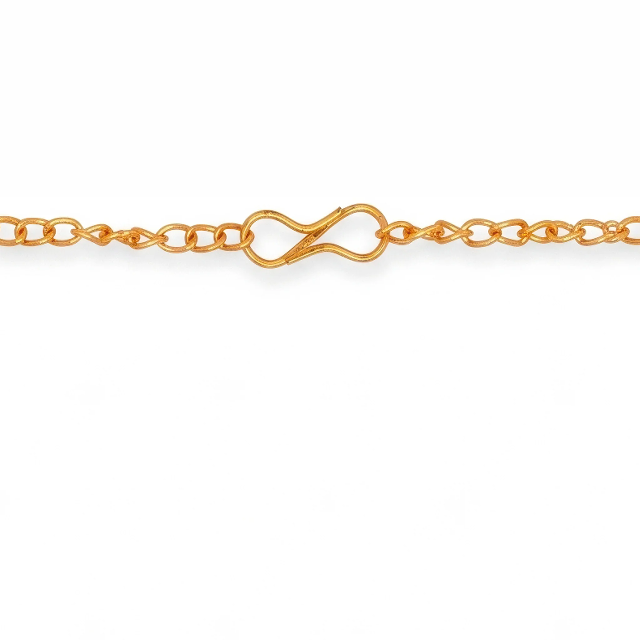 PRAO Necklace Anti-Tarnish Lakshmi Temple Pearl Chain - Image 5