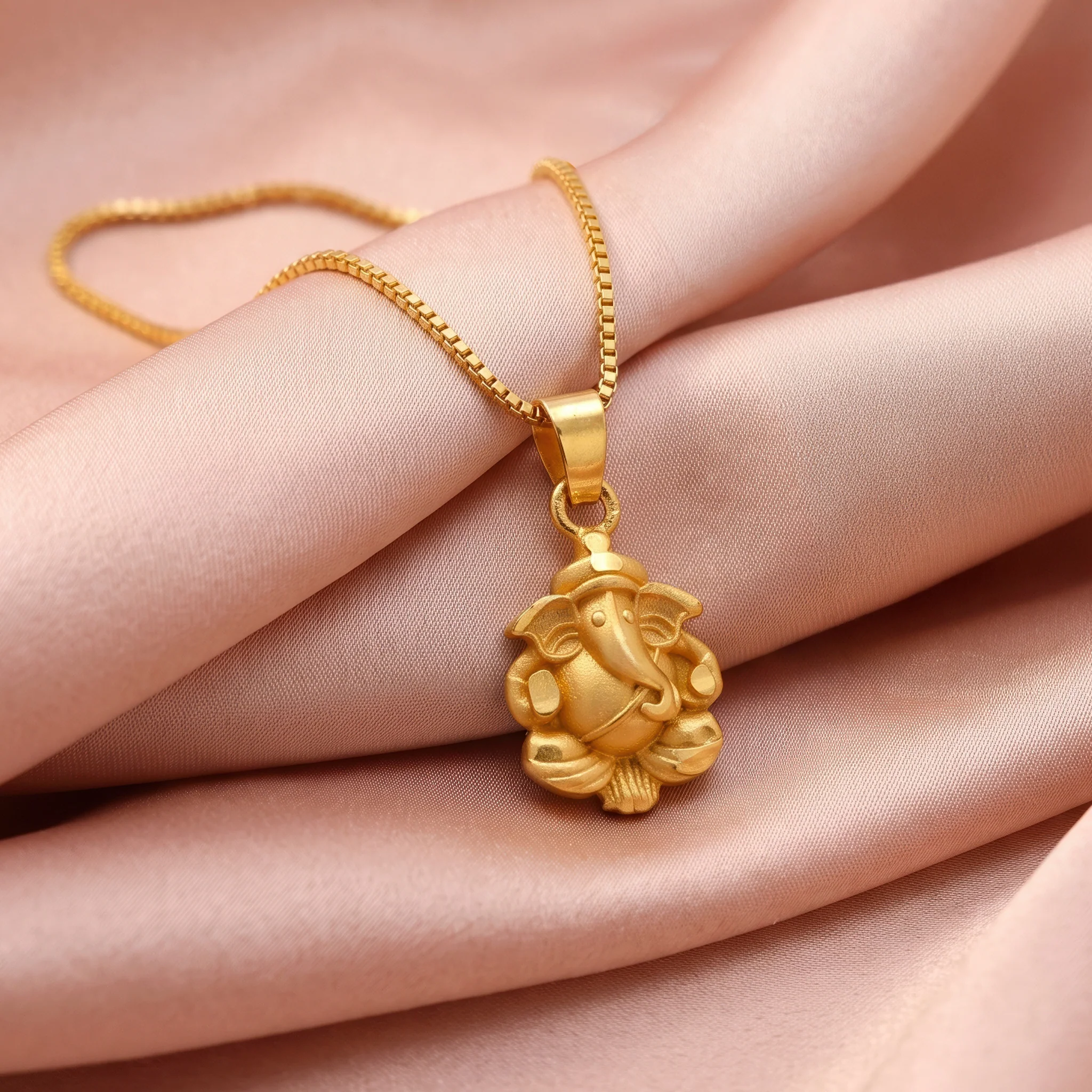 PRAO Necklace Anti-Tarnish Ganesha Pendant Chain - Image 5