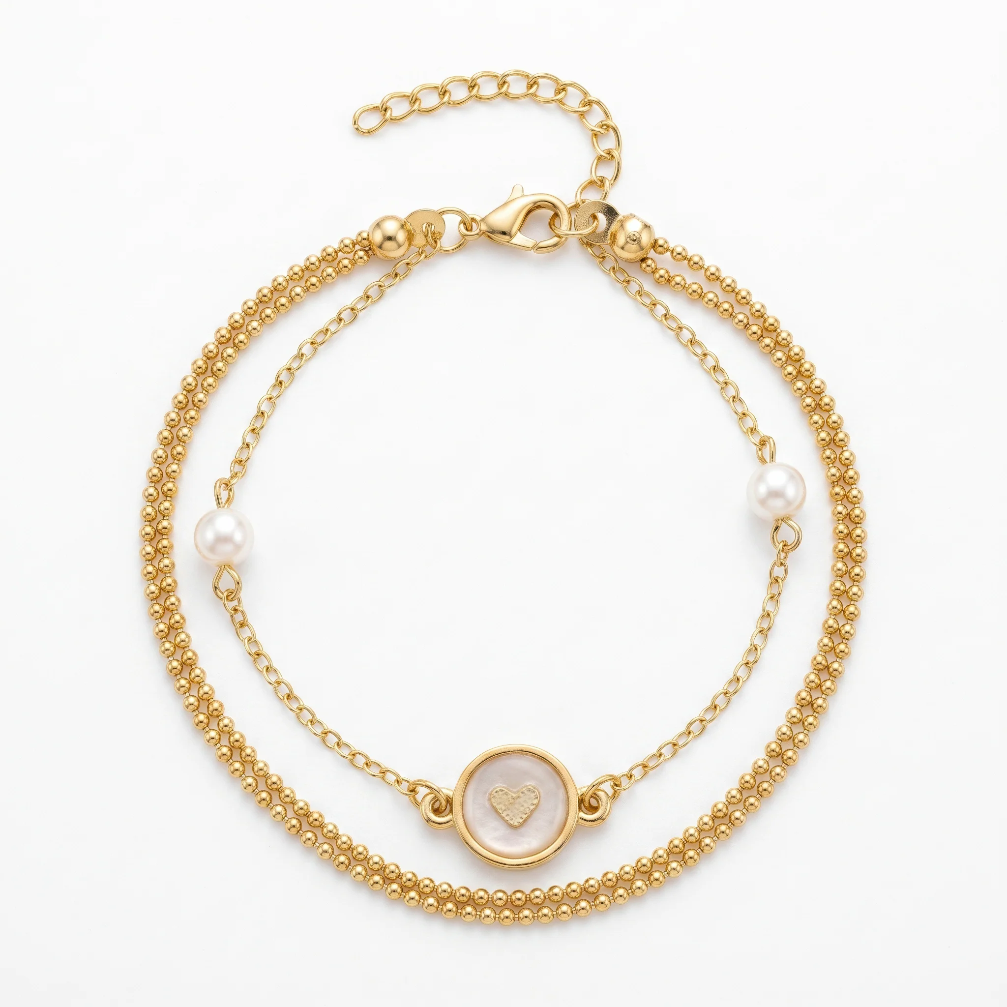 PRAO Anklet Anti-Tarnish Pearl Butterfly Chain - Image 3