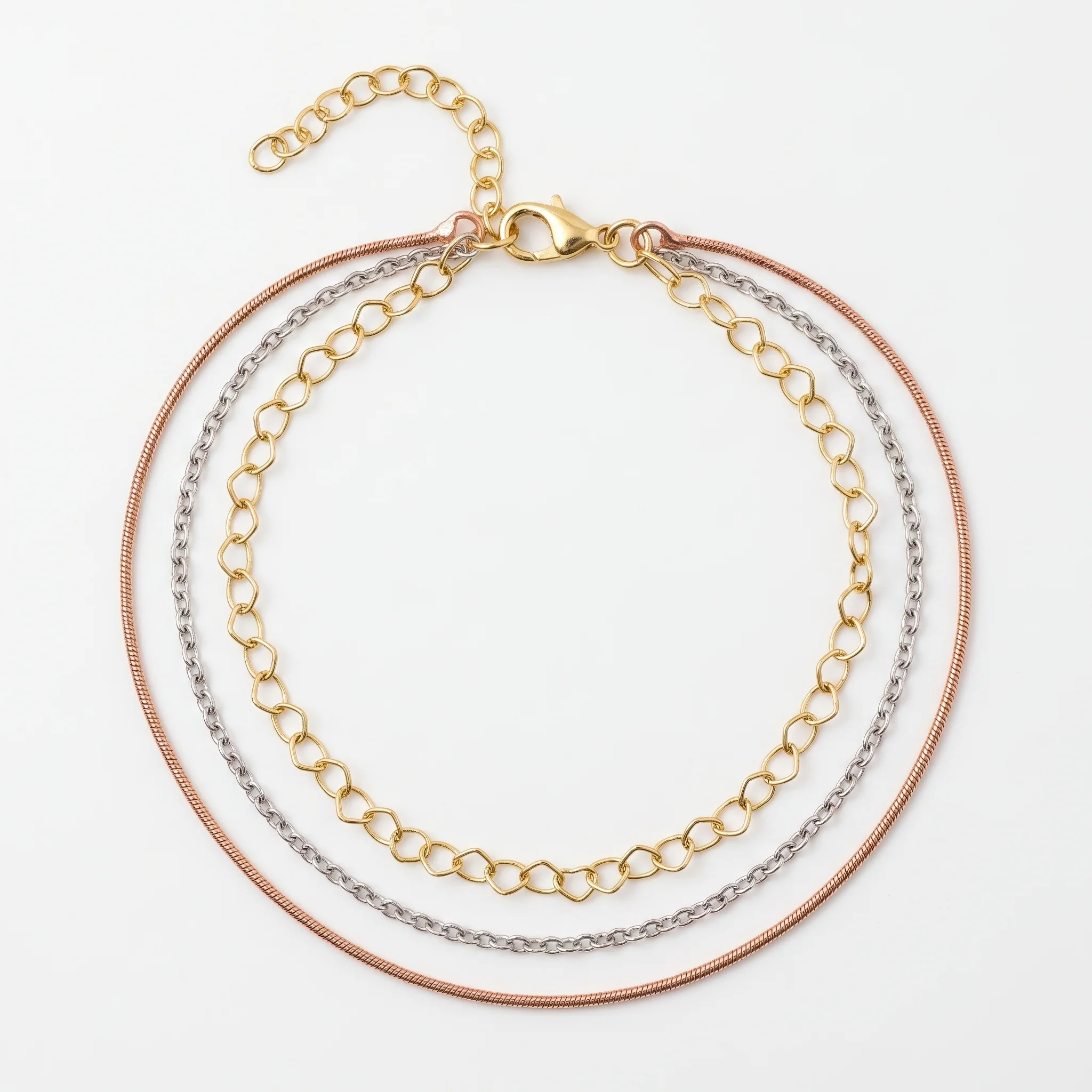 PRAO Anklet Anti-Tarnish Layered Chain - Image 3