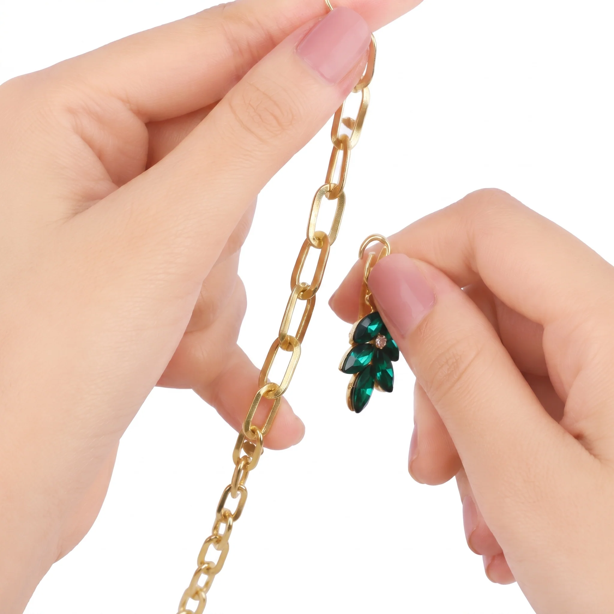 PRAO NATURE CHARMS COMBO ✨ Anti-Tarnish Gold Plated Necklace, Bracelet, Ring, Earrings & 7 Detachable Charms (Complete Set) - Image 12