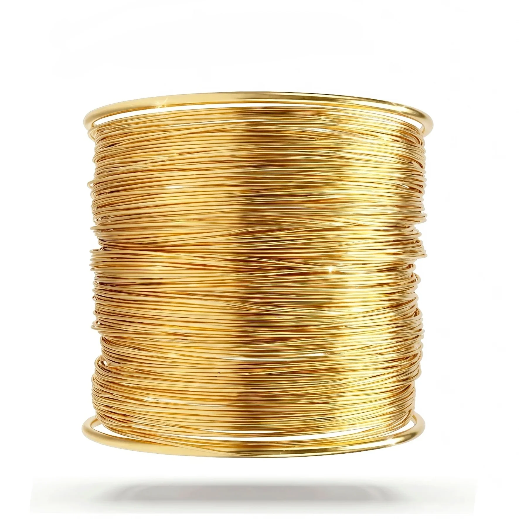 PRAO Bracelet Anti-Tarnish Gold Plated Wired Bangle (Adjustable Size) - Image 4