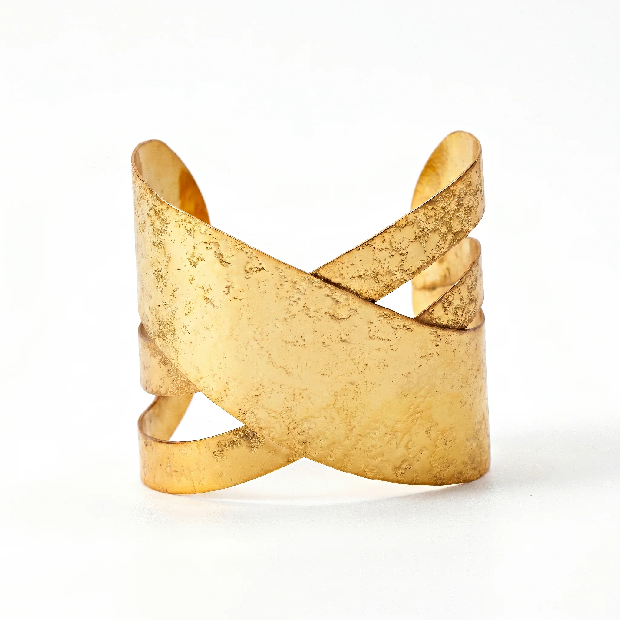 PRAO Bracelet Anti-Tarnish X Crossover Cuff (Adjustable Size) - Image 4