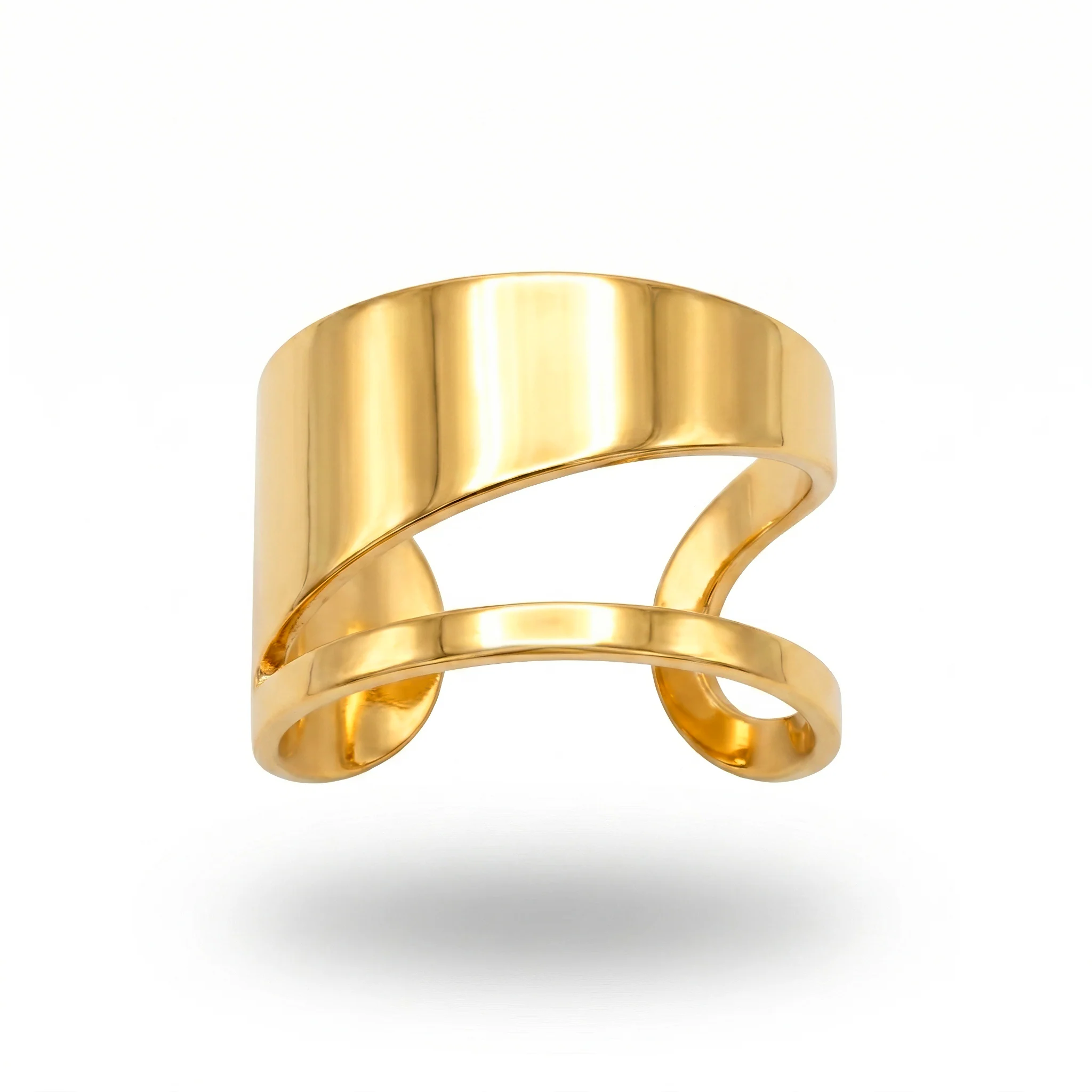 PRAO Ring Anti-Tarnish Sculptural Design (Adjustable Size) - Image 2