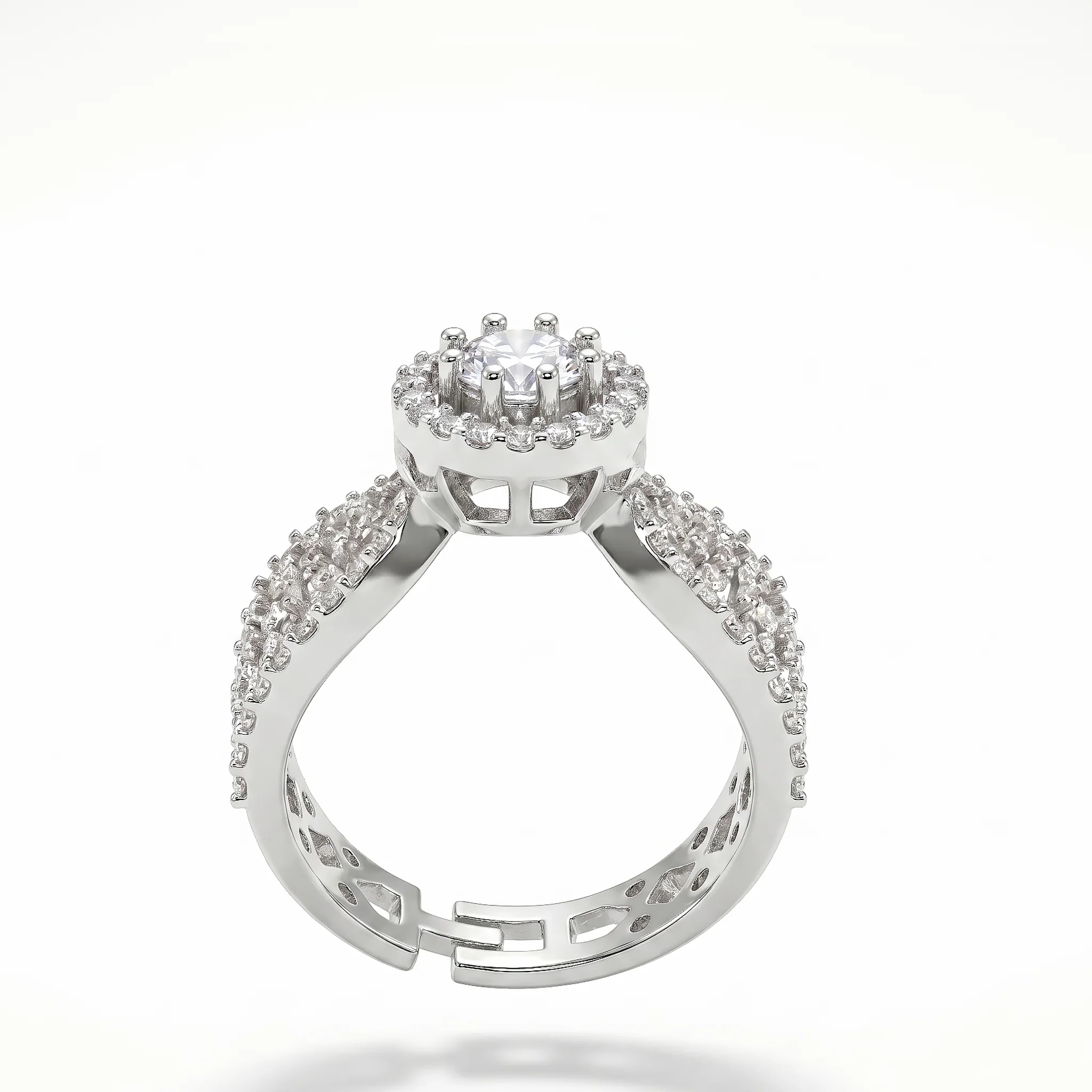 PRAO Ring Anti-Tarnish Solitaire Crystal (Adjustable Size) - Image 4