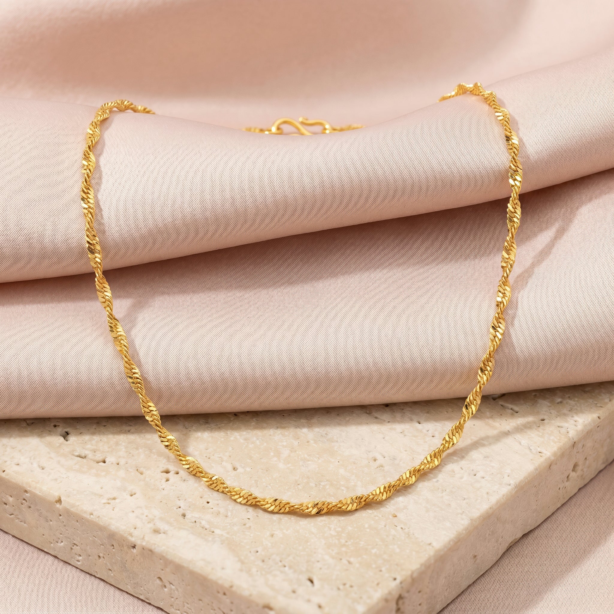 PRAO Necklace Anti-Tarnish Rope Chain - Image 4