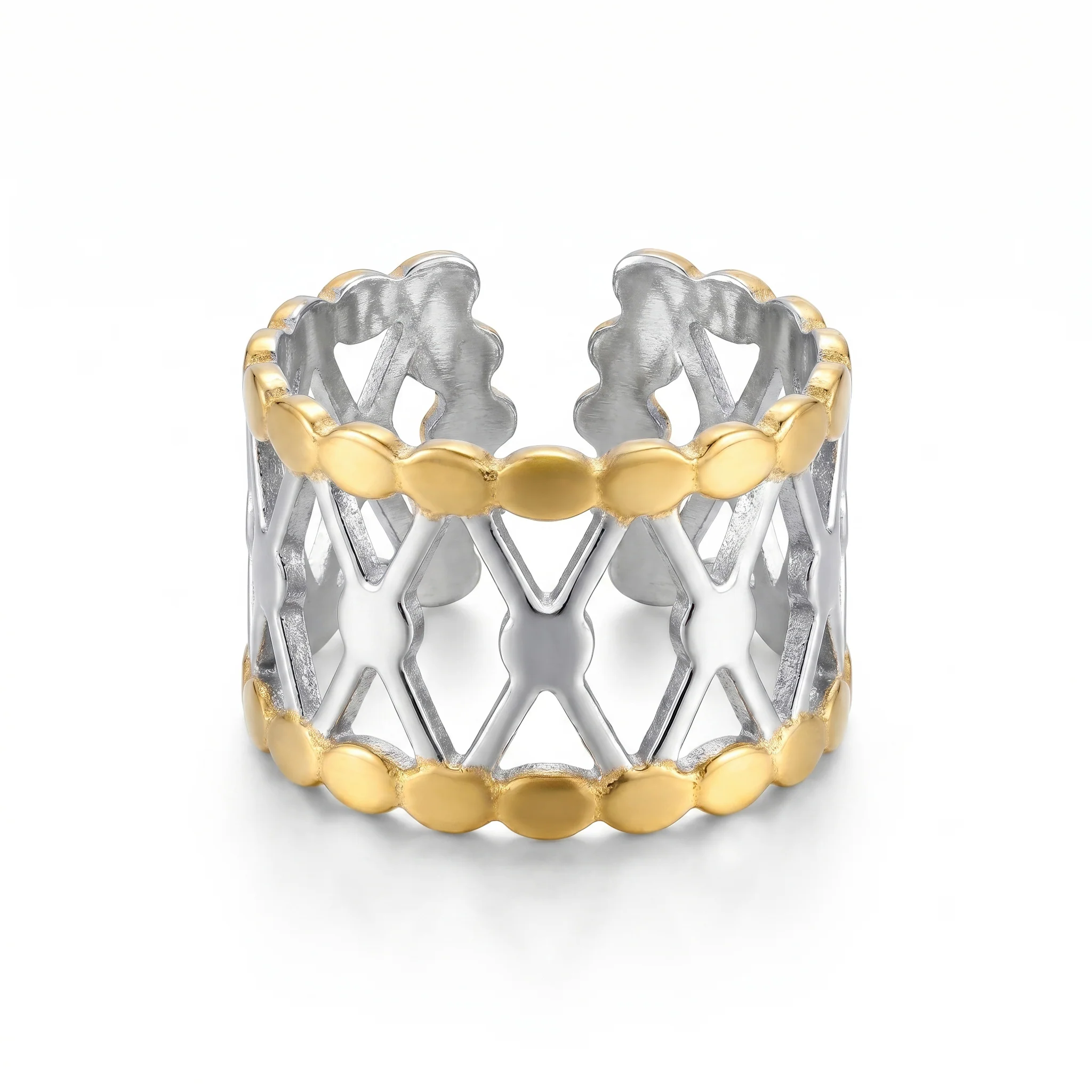 PRAO Ring Anti-Tarnish Lattice Work Statement (Adjustable Size) - Image 4