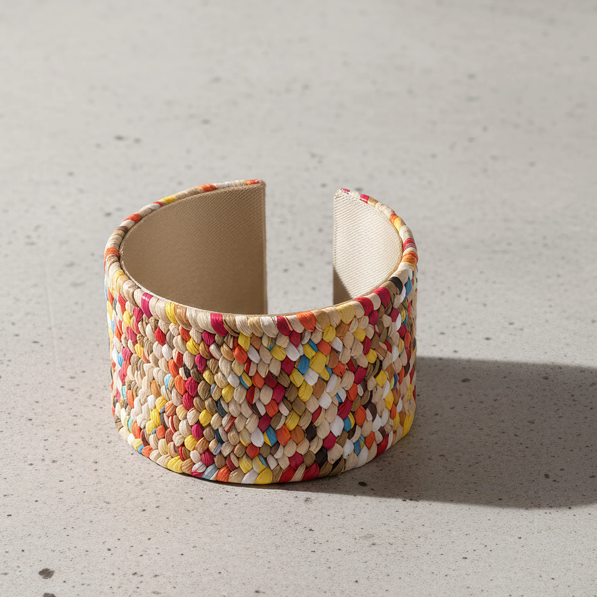 PRAO Bracelet Multicolour Raffia (Adjustable Size) - Image 6