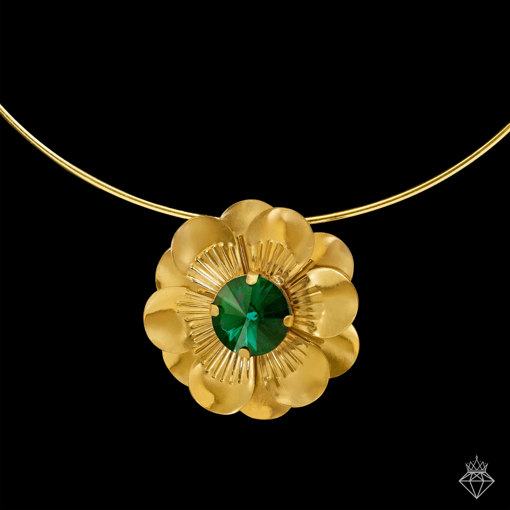 PRAO Necklace Anti-Tarnish Daffodil Hasli - Image 3
