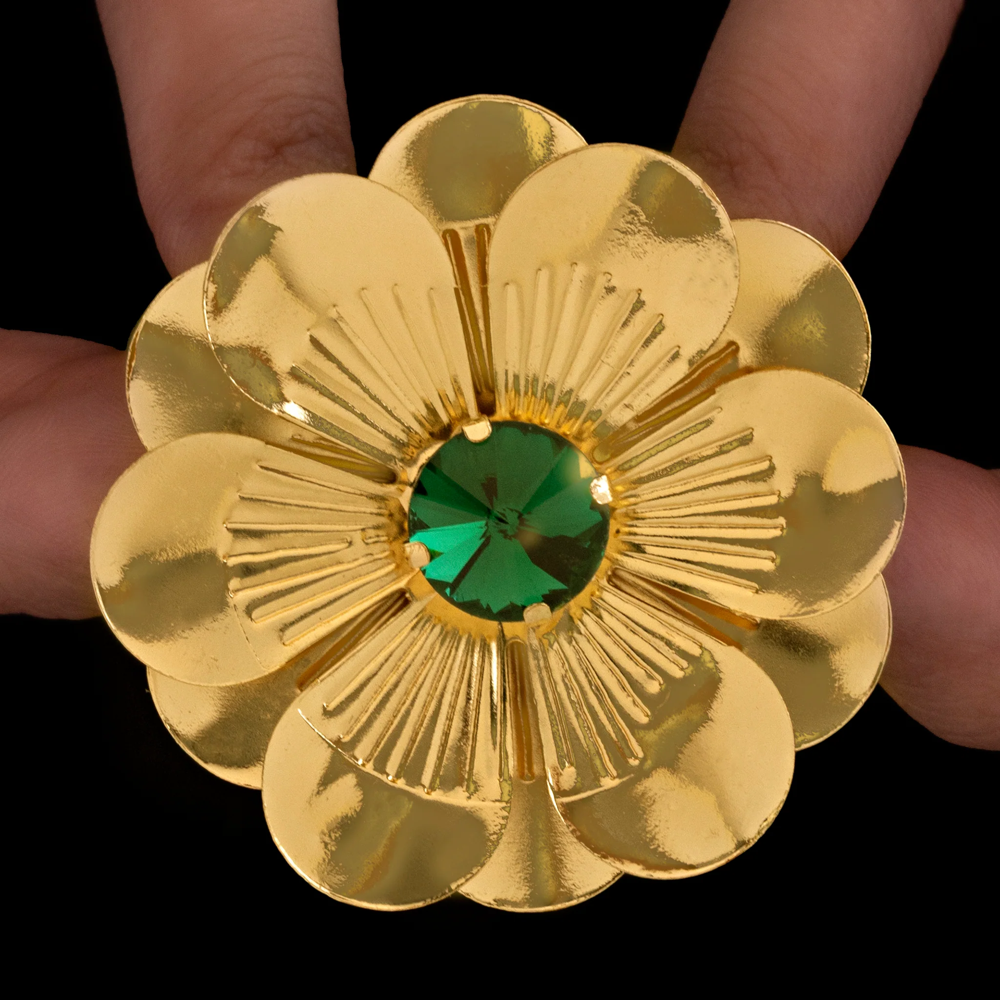 PRAO Ring Anti-Tarnish Daffodil (Adjustable Size) - Image 3