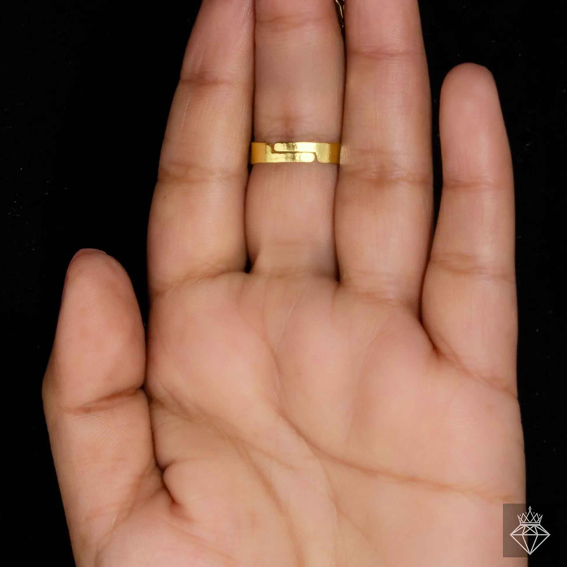 PRAO Ring Anti-Tarnish White Crystal (Adjustable Size) - Image 4