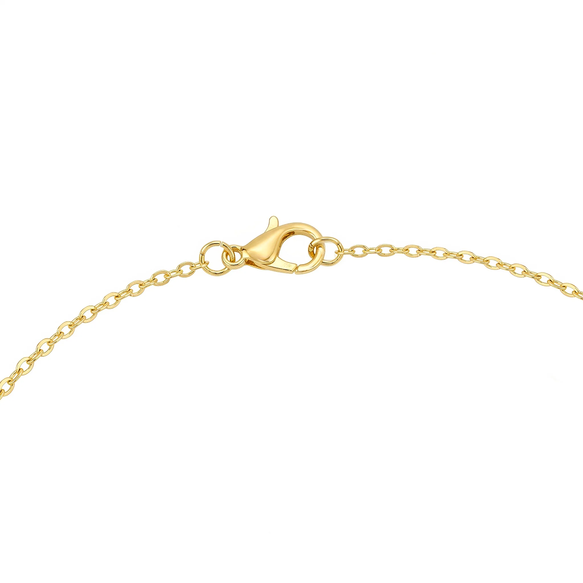 PRAO Necklace Anti-Tarnish Champagne Crystal Flower Minimalist Pendant - Image 5